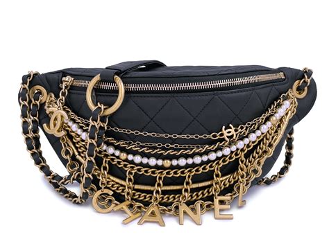 chanel chain fanny pack|chanel waist bag vintage.